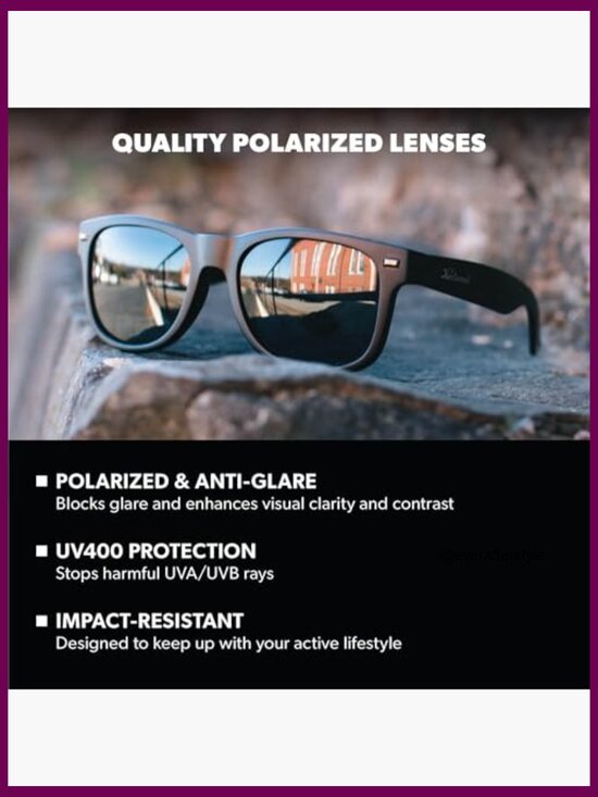 Polarized Sunglasses with Polycarbonate Frame, UV400 Protection main image 7